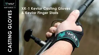 Wolf Kevlar Casting Glove & Finger Stalls in action.