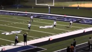 TMA Eagles The Master's Academy QB Zach Lowe connects with Hunter Anger