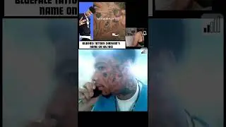 Blueface shows Chrisean his devotion with a new tattoo #chrisean #blueface #zeusnetwork #crazyinlove