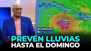 Nueva trayectoria extraña del huracán Melissa amenaza RD | Echando El Pulso