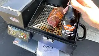 Awesome BBQ Root Beer Pork Ribs on The Cecarol Portable Wood Pellet Grill / Pellet Grill Overview!