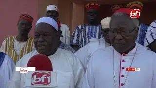 Cohésion sociale : la Ligue Islamique pour la Paix au Faso chez le Cardinal Philippe OUEDRAOGO