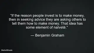 Best Benjamin Graham Quotes 
