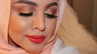 SUMMERY LOOK WITH BRIGHT LIBSTICK لوك صيفي مع لبستك فاقع