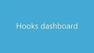 Hooks dashboard
