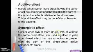 THERAPEUTIC INCOMPATIBILITY