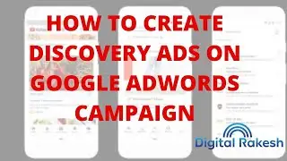 How to create discovery ads on google adwords campaign