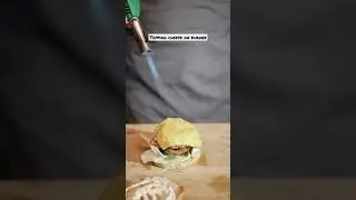 Melting Cheese Slice #burgertoppings #shorts