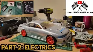 RC Drift Build - Part 2: Fitting the electrics, and test run