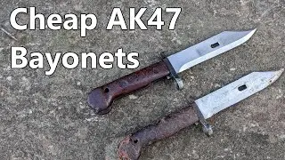 Unboxing & Cleaning $9 AK-47 Bayonets