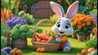 Bouncing Bunny Noses Wiggle | English Nursery Rhyme | Kids Songs | Baby Music