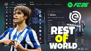 Best Rest Of World Youngsters With Real Face Scans|FC26 Career Mode