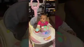 The first time mom put me in baby walker