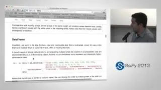 Statistical Data Analysis in Python, SciPy2013 Tutorial, Part 1 of 4