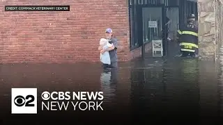 Connecticut, Suffolk County continue clean up following Sunday's massive rainstorm