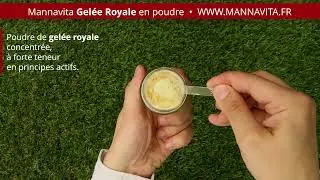 Mannavita concentr&eacute; de gel&eacute;e royale en poudre &bull; 6 % 10-HDA, 60 g