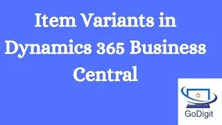 Item Variants in Dynamics 365 Business Central
