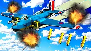 BOMBER Gets FLAKED By Convoy Ships In Multiplayer Stormworks!