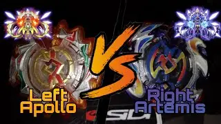 Right Artemis Vs Left Apollo|Beyblade Burst Cho-Z/Turbo|Battle