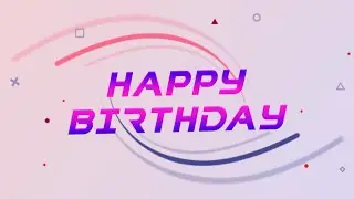 Epoch Time | Happy birthday green screen | Birthday Background Banner Video | 3d animation
