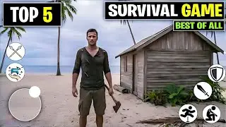 Top 5 Best SURVIVAL & CRAFTING Games on Mobile (Android & iOS) 2025