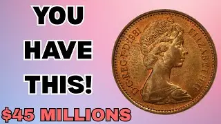 1981 UK One Penny Coin Worth $45 Million? | Elizabeth II Rare Penny | HD Ultra Rare Coins!