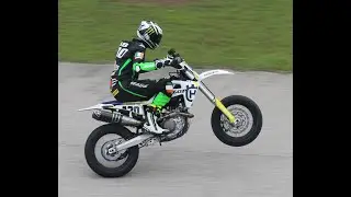 Rab - OSB Supermoto Open Asphalt Pro - Holeshot and first lap - Mac Park - Husqvarna FS450 - 2018