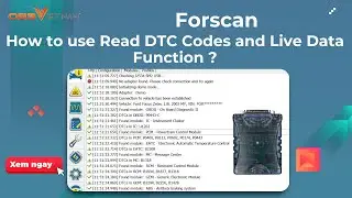 How to use Read DTC Codes and Live Data Function ? | Forscan, Scanmatik 2 Pro