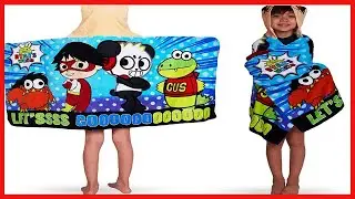 Great product -  Franco Kids Bath and Beach Soft Cotton Terry Hooded Towel Wrap, 24