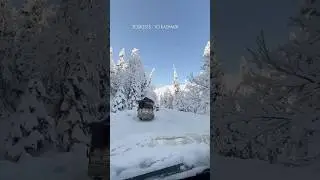 Gulmarg road trip in winter #gulmarg #roadtrip #kashmir  #snowfall