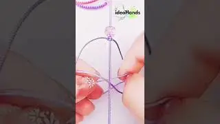 Knitted Bracelet Magic! Learn in 1 Minute! ✨ #Shorts