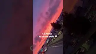 Viver aqui &eacute; realmente um sonho✨ #california #sunset