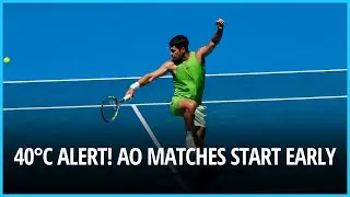 Australian Open Moves Matches Earlier Amid 40&deg;C Heatwave!। USA NEWS TODAY