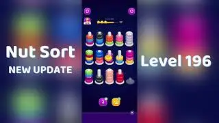 🧩 Nut Sort Level 196 Walkthrough | Step-by-Step Guide 🎮 | Mini Boss