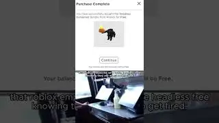 roblox accidentally made headless free 💀💀💀 #roblox #memes #funny