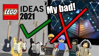 ANOTHER LEGO Ideas 2021... Legendary Stratocaster! Contest WINNER.. I missed.