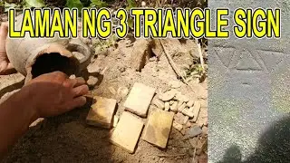 3 Triangle Sign Treasure Recovered  #Gold #Treasure Hunt # Yamashita