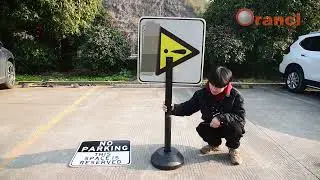 Portable Sign Holder with Water Filled Base 6 Sets