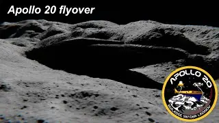 Apollo 20 ship flyover in 3D