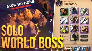 Maté SOLO un BOSS MUNDIAL de RECURSOS (350K HP) | ALBION ONLINE