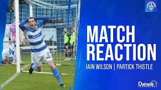 Iain Wilson | Post Match | Partick Thistle