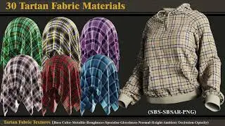 Tartan Fabric Material(Guide Video)