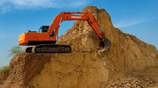 Hard Rock Excavation Using Hitachi Excavator | Intense Breaking Footage #MiningLife #HeavyEquipment 