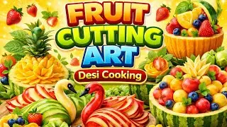 New Design Fruit Cutting and Carving Next-level Vegetable Cutting Satisfying Desi Cooking  is live!💯