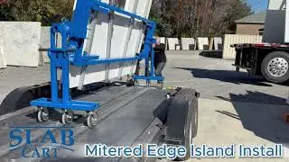 Time Lapse: Mitered Edge Island Install