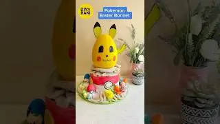 Pok&eacute;mon-Themed Easter Bonnet with Giant Easter Egg | Fun DIY Craft for Kids #diyraki