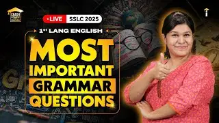 🚀 SSLC 2025 English 1st Lang Grammar Made Easy! 🔥