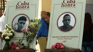 Dolor sin consuelo en funeral de cubanos muertos por incendio de Matanzas | AFP