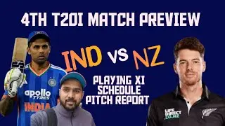 #indvsnz 4TH T20I MATCH PREVIEW,  PLATING XI, SANJU LAST TWO CHANCE, WPL MATCH & Points table
