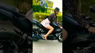 desi girl🔥💯  | indian girls riders  |  girls  riding | girls riding bike in india | girls #shorts
